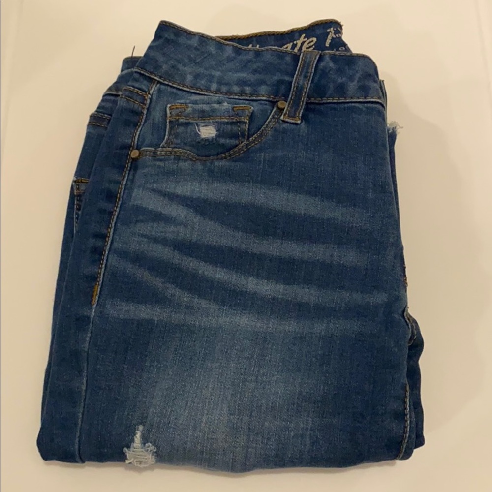 Medium Wash Ripped Jeans